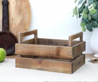 Farmhouse Wooden Crate - Medium