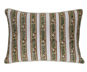 Fernhill Floral Blockprint Cushion - Lumbar