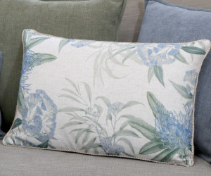 Lumbar Marcella Blue Natives Cushion