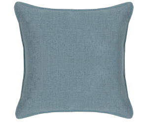 Large Denim Blue Linen Cushion 55cm