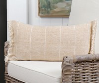 Honey Wild Stripe Breakfast Cushion - Feather Insert