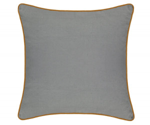 Jane Grey Cushion with Terracotta Piping