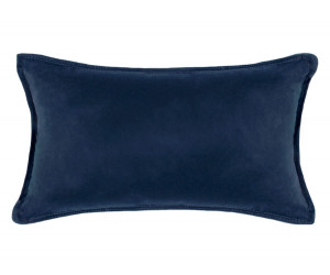 Lumbar Caspian Blue Velvet Cushion