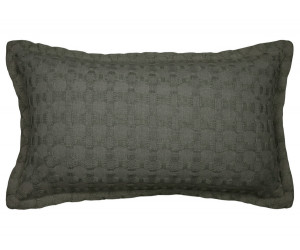 Lumbar Olive Barker Weave Cushion