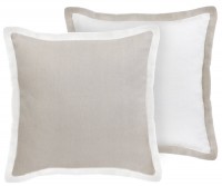 Kingston Reversible Beige & White Cushion