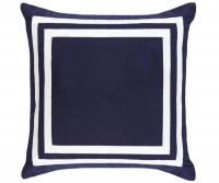 Fulham Navy Linen Cushion