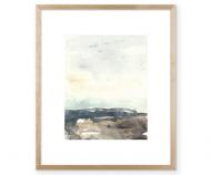 Tidal Horizon II Watercolour Beach Wall Art