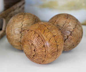 Juanita Carved Deco Ball