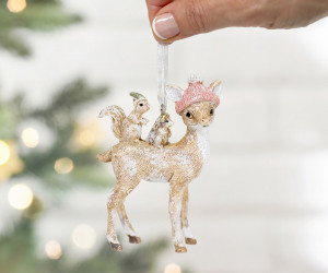Snowdrop the Deer Christmas Tree Decoration