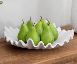 Yarra Ripple White Display Platter