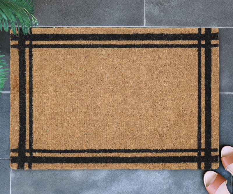Gainsborough Black Border Large Doormat