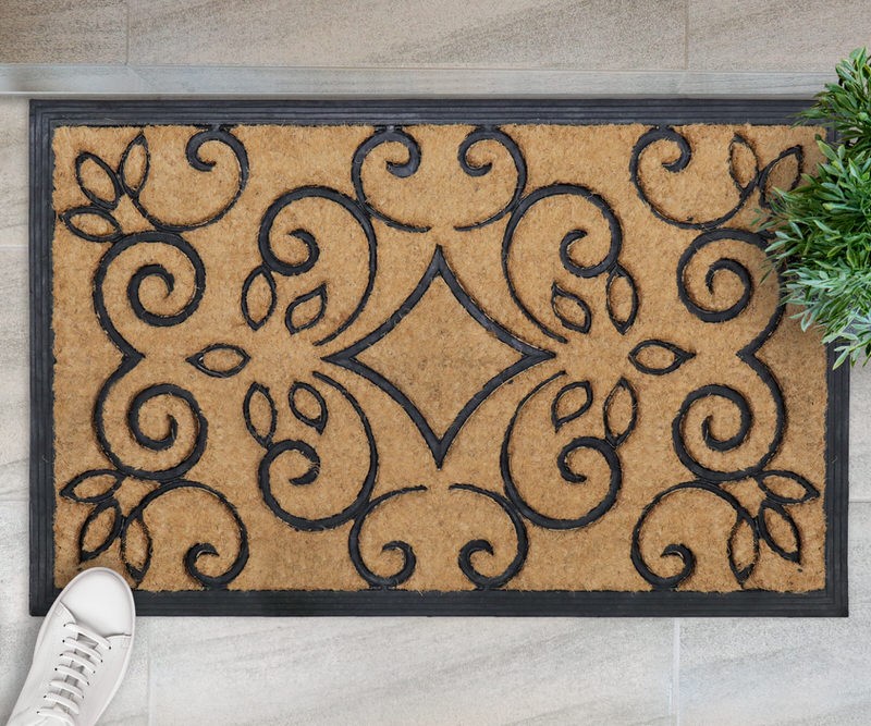 Avondale Large Rubber & Coir Doormat
