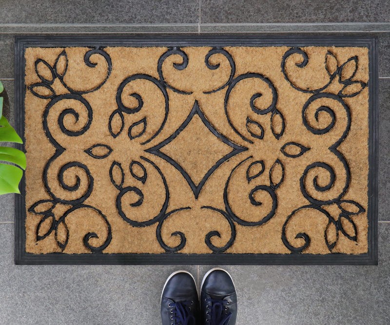 Avondale Large Rubber & Coir Doormat