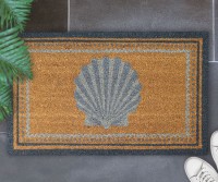Plymouth Scallop Regular Doormat - PVC Backed