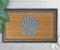 Plymouth Scallop Regular Doormat - PVC Backed