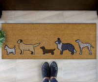 Dog Park Long Doormat - 120x45cm