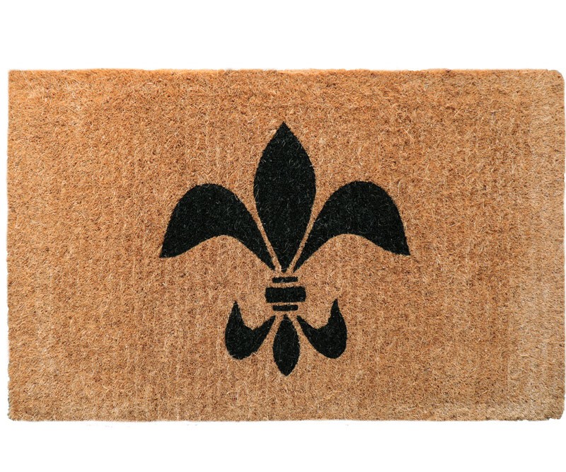 Fleur de Lys Doormat Regular - 100% Coir