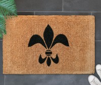 Fleur de Lys Doormat Regular - 100% Coir