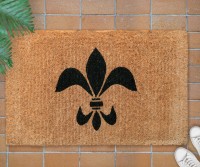 Fleur de Lys Doormat Regular - 100% Coir