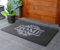 Giant Classic Grey Home Doormat - Vinyl Backed - 120x75cm