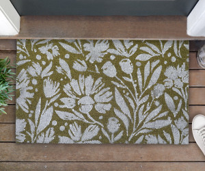 Haynes Green Flora Doormat 75x45cm