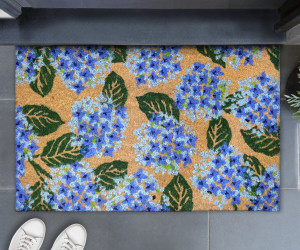 Rhapsody Hydrangeas Doormat 80x50cm