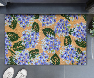 Rhapsody Hydrangeas Doormat 80x50cm