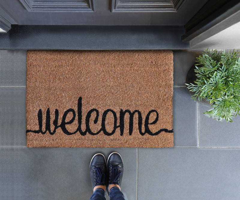 'Welcome' Script Doormat - Regular