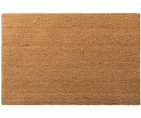 Plain Coir Doormat 80x50cm - PVC Backed