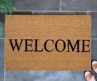 Classic Welcome PVC Backed Doormat