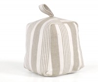 Southport Oatmeal Stripe Door Stop