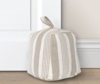 Southport Oatmeal Stripe Door Stop