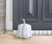 Fenton Charcoal Stripe Door Stop