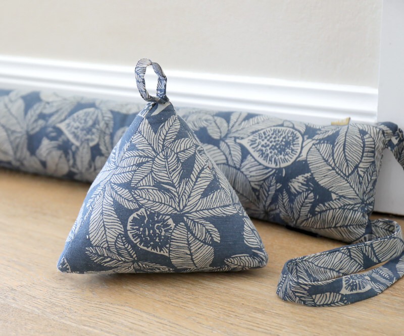 Slate Blue Wild Fig Door Stop