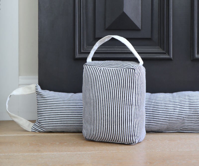 Classic Ticking Stripe Door Stop