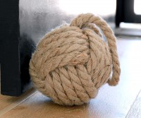Jute Rope Knot Doorstop - Natural