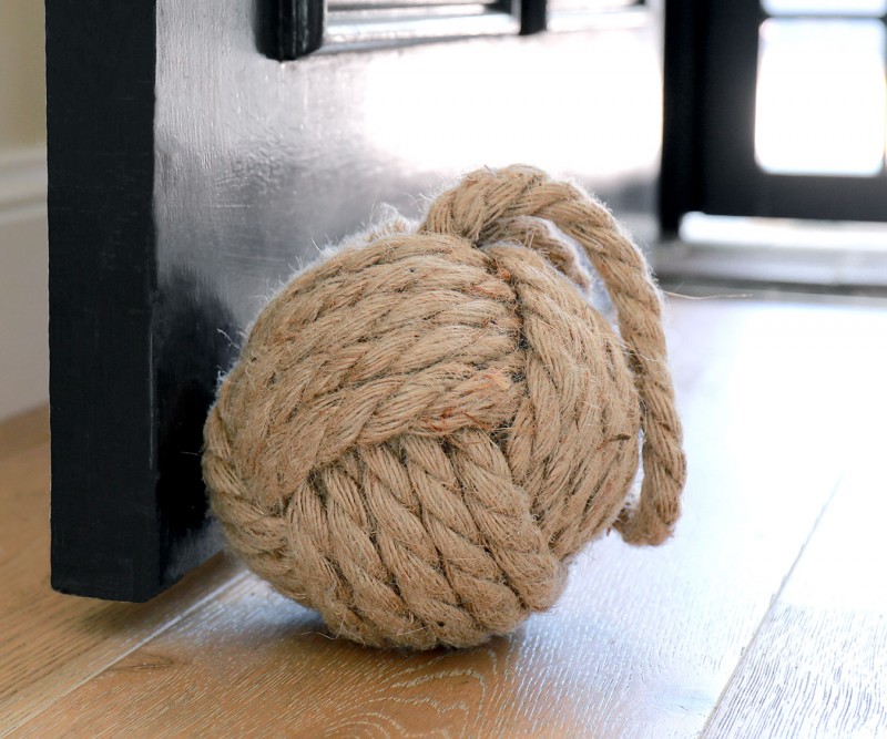 Jute Rope Knot Doorstop - Natural