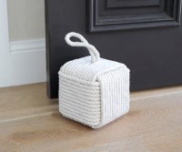 Quarterdeck White Rope Door Stop