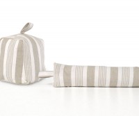 Southport Oatmeal Stripe Door Stop
