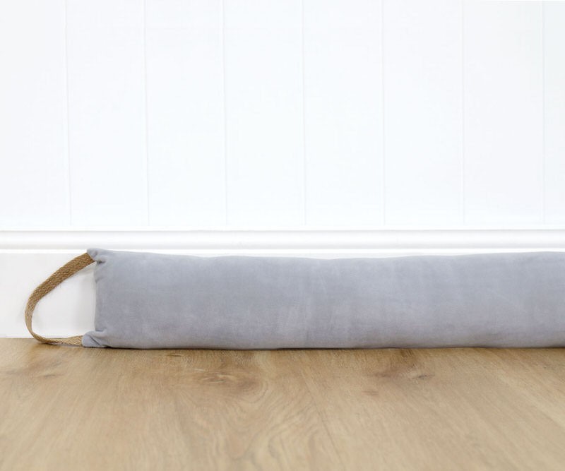 Mariana Grey Velvet Draftstopper