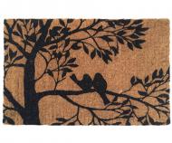 Two Birds in Tree Regular Coir Doormat
