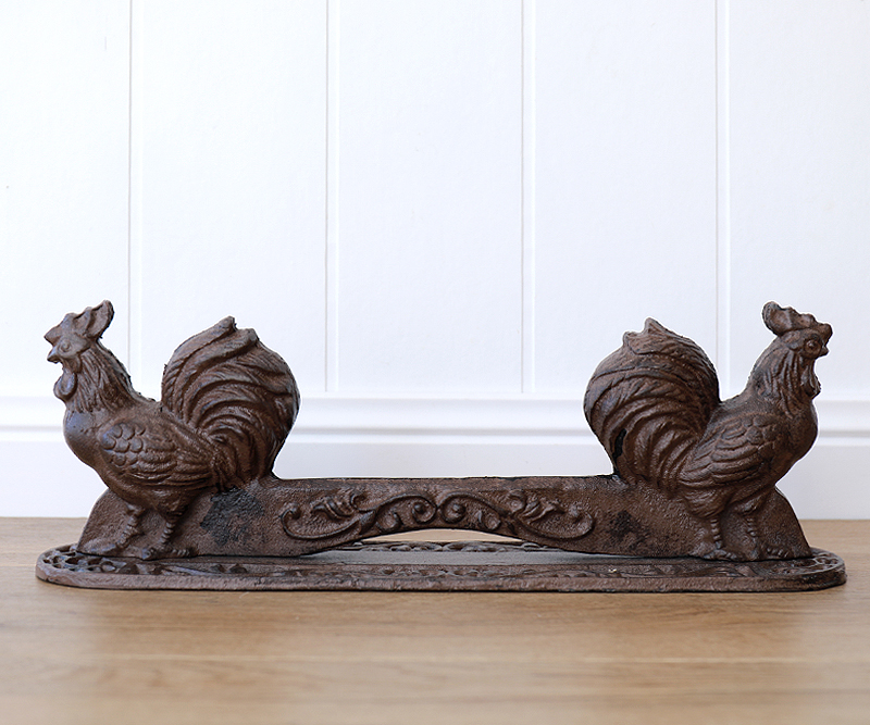Chicken Bootscraper Cast Iron