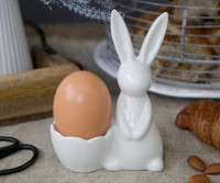 Cottontail Bunny Eggcup - White