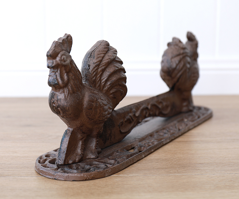 Chicken Bootscraper Cast Iron