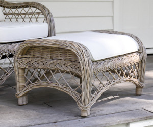 Camden Rattan Footstool
