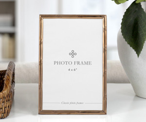 Bronze Bamboo Photo Frame 4x6
