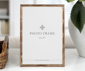 Bronze Bamboo Photo Frame 5x7