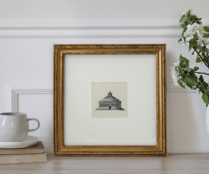 Hanover Antique Gold Gallery Picture Frame - 4x4