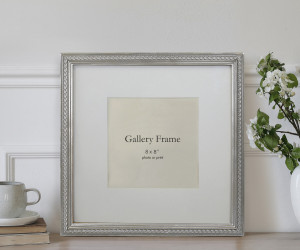 Kesby Silver Braid Gallery Picture Frame - 8x8