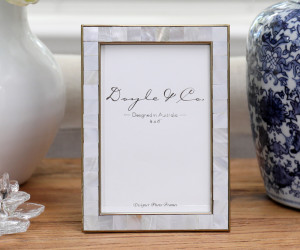 Belle Mother of Pearl Photo Frame 4x6